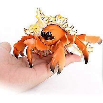 Simulated Sea Animals Hermit Crab Figurines Sea Creature Animals Act For Sea Animal ,set Of 2