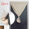 No Drill Easy Install 100% Blackout Short Curtains Kitchen Thermal UV Proof Windows Curtains Cover Privacy Flim Cloth Home Decor