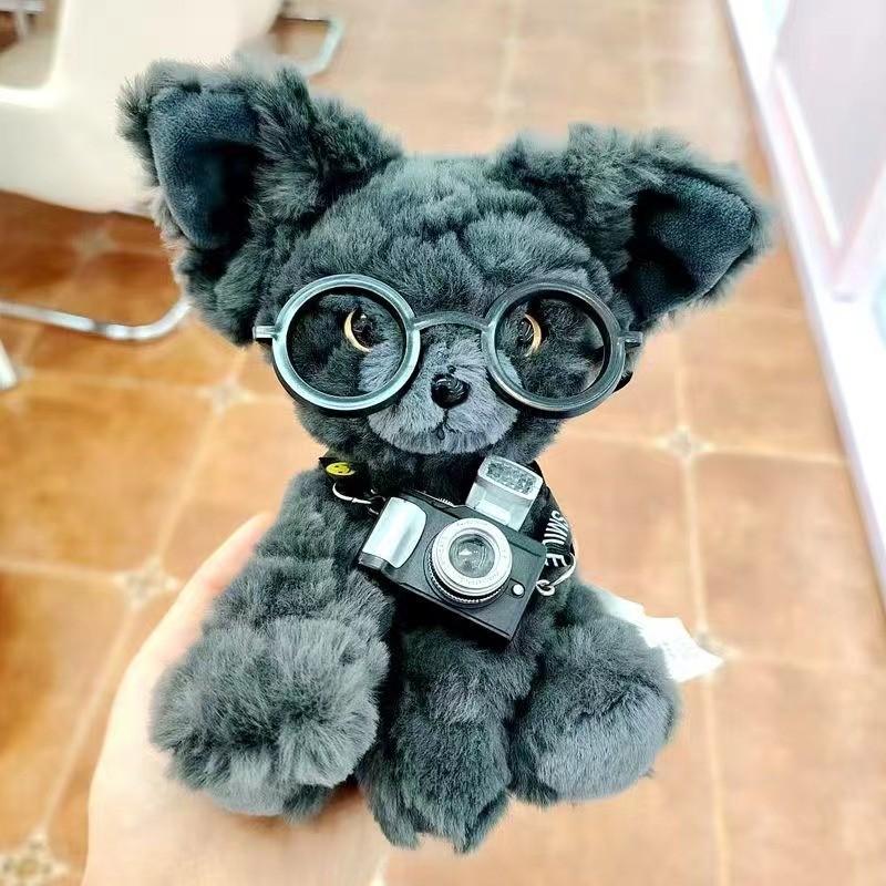 Devon Rex Cat Plush Toy With Pp Cotton Filling For Kids Gift And Christmas Decor