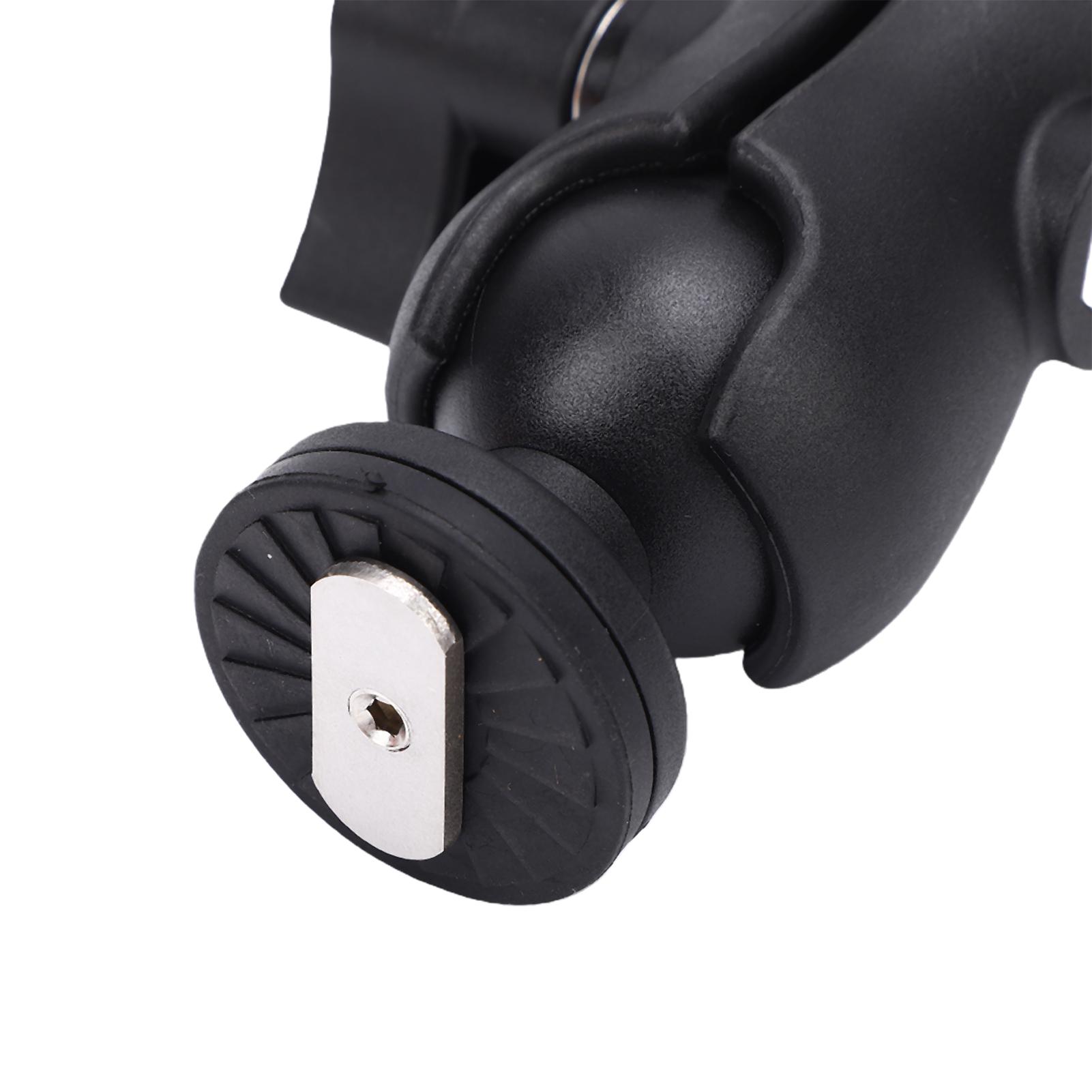 Fish Finder Mount Universal 360 degrees  Rotation Electronic Device Mount for Boat Kayak Rail Installation Ball Clamp
