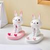 Minimalizm Słodkie Akcesoria Dekoracyjne Ozdoba Króliczka Uchwyt Na Telefon Biurkowy Uchwyt Do Przechowywania Różności Dekoracja Biurka Dekoracja Przedpokoju