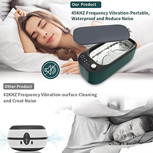 Ultrasonic Cleaner (US Standard) - 400ml - 45KHz - Green GZ-CS01A