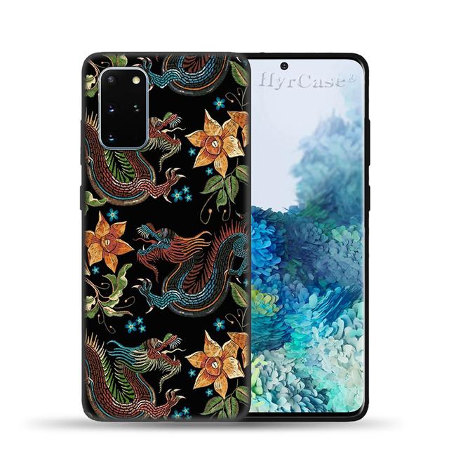 Carcasă din silicon cu dragon chinezesc pentru Samsung Galaxy S22 S21 Ultra S20 Fe Plus A53 A73 A52 A72 A51 A71 A22 A12 A32 A50 A33 A13