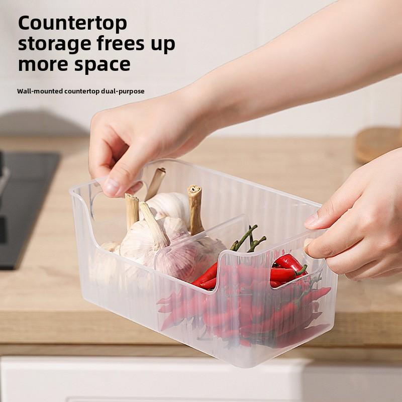 Küchen-Gewürzbeutel-Aufbewahrung Oberflächenmontierter Zubehörhalter Gewürz-Organizer-Box Abnehmbares und neu konfigurierbares Aufbewahrungsbox-Regal