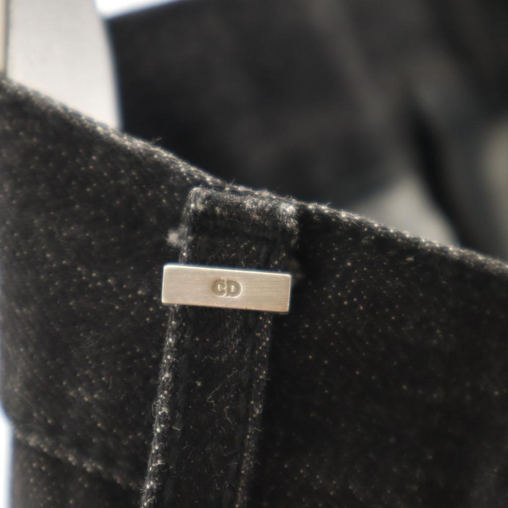 Dior Made In Italy Straight Denim Pants W33 Black Jeans Men's Used