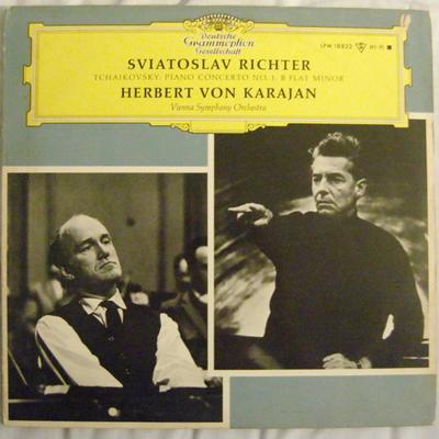 LP Record PYOTR ILYICH TCHAIKOVSKY / SVIATOSL - Piano Concerto No.1 In B Flat Minor LPM18822 Deutsche Grammo UK Classical Used