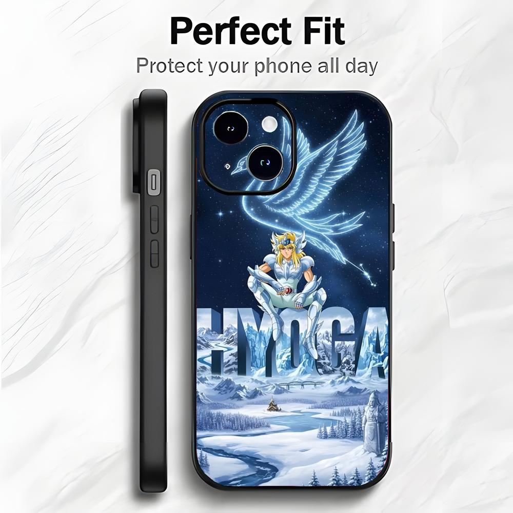 Classic Shonen Japanese Anime S-Saint Seiya Phone Case Phone Case Soft Packaging Lightweight For iPhone17 16 15 14 13ProMax