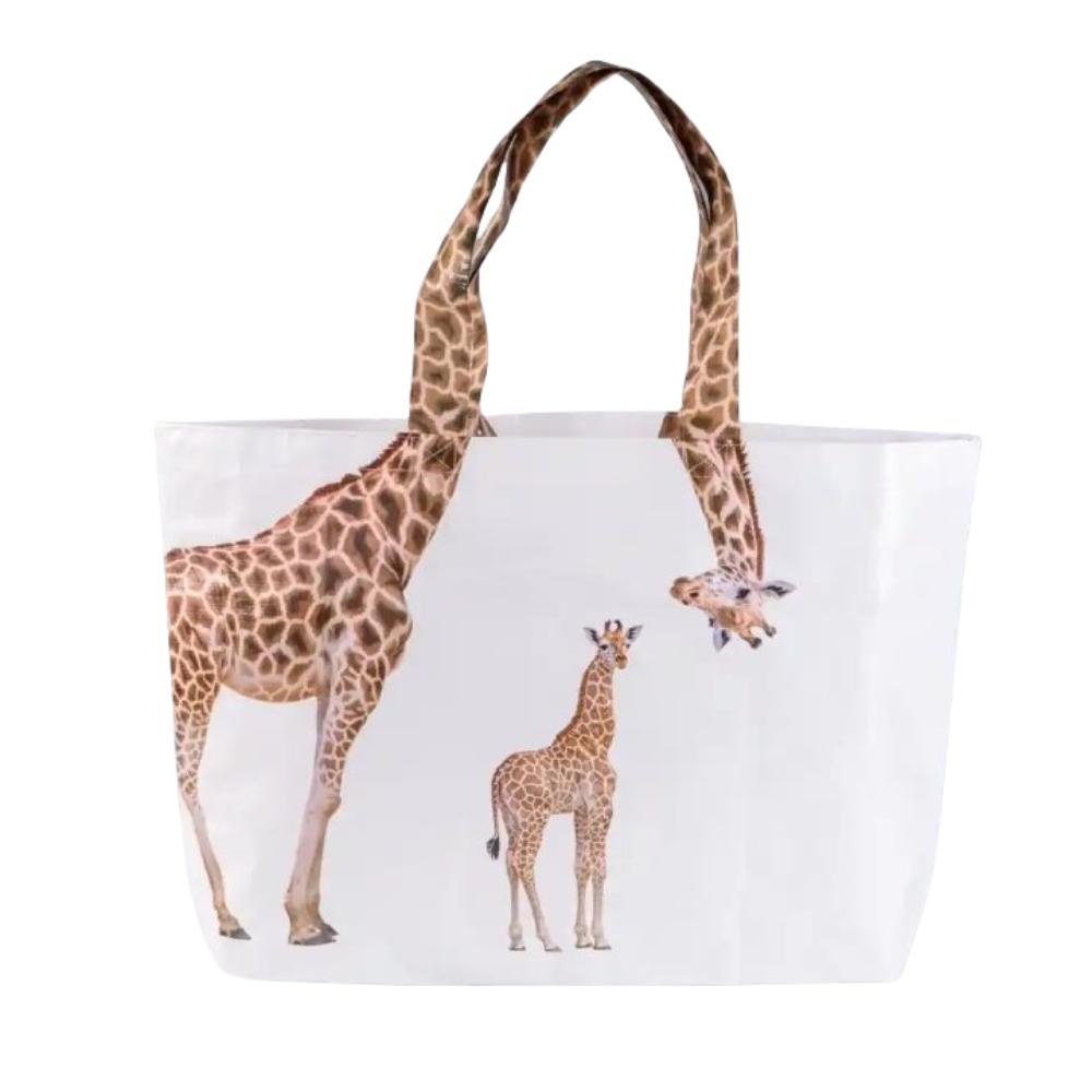 

Эко-сумка большой вместимости Креативная плетеная сумка Многоразовая сумка для покупок с жирафом Уличная