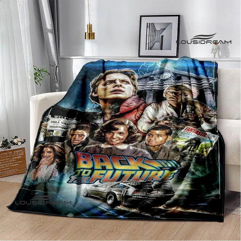 Movie Back To The Future blankets picnic blanket Warm Flannel blankets Soft and comfortable blanket bed linings Birthday Gift
