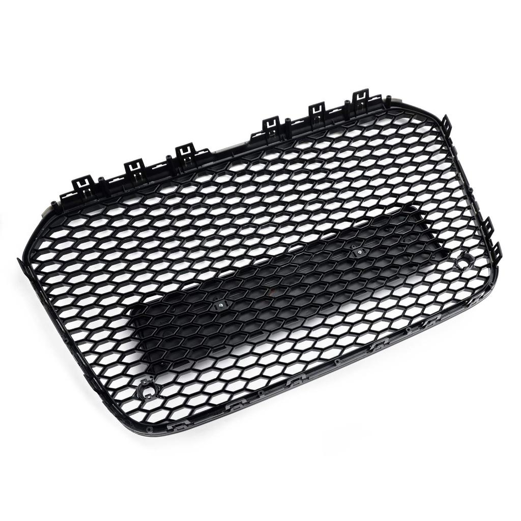 RS6 Style Honeycomb Front Bumper Grille Grill Fit A6 C7 S6 2012-2015