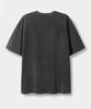 Dimiteulibeullaeg T-shirt à Manches Courtes Blocs de Couleur Raglan Œuvre d'Art Pigmentée_Charbon