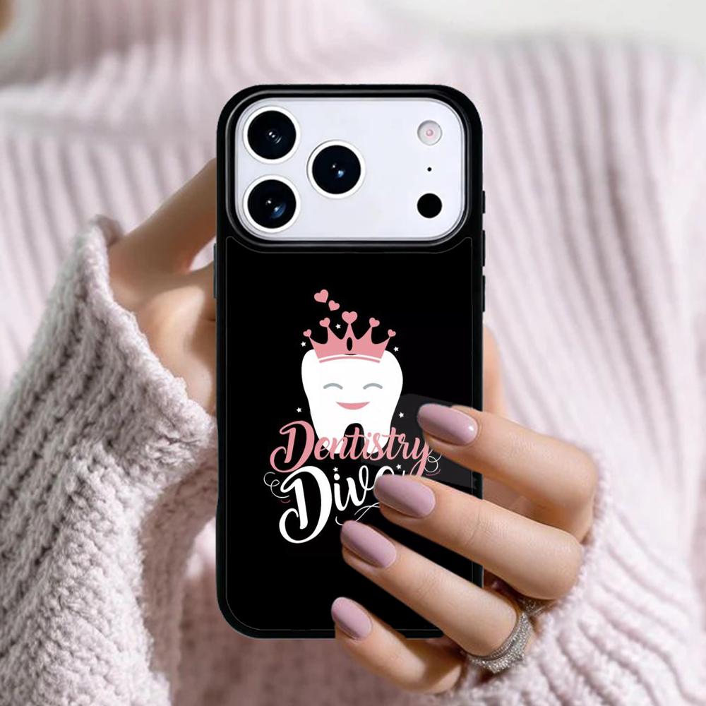 Dental Definitions Tooth Phone Case For Apple iPhone 17 Air 16E 15 14 Plus 13 12 11 Pro Max Mini Funda Cover