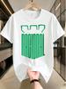 Vintage 3D Green Lettering Style NACIONAL Theme Vintage Streetwear Y2K Minimalist Men's Cotton T-Shirt, Suitable as a Gift, Clean Fit