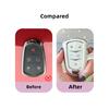TPU Soft Remote Key Fob Cover Case Holder Shell For Cadillac CT6 ATS XTS SRX
