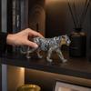 Tierstatue Heimdekoration Skulptur für Schlafzimmer Tischmittelstück Büro Tiger 18x3,5x8,8cm