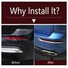 For VOLVO XC60 2018 - 2024 Car Rear Fog Lights Lamps Eyelid Eyebrow Strip Decoration Cover Trim ABS Chrome Accessories Exterior