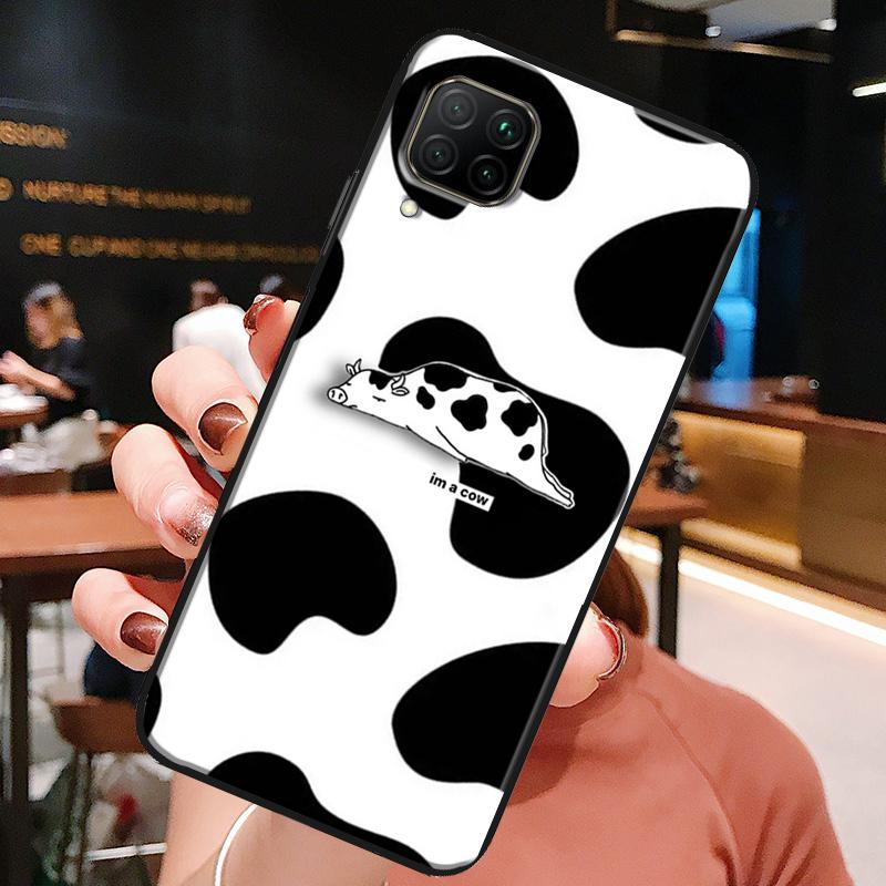 

Черно-белый узор «Корова» для Huawei Honor X8a X7a X9a X8 50 70 90 Lite Magic5 Pro P20 P30 P40 P50 P60 Nova 9 5T Чехол Honor X8 4G