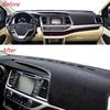 Car Dashboard Mat for Toyota Highlander XU50 Kluger 2014 2015 2016 2017 2018 2019 Sunshade Protective Carpet Dash Pad Dashmat
