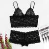 Sexy Women Lace Bra Briefs Lingerie Underwear Pajamas Camisole Sleepwear Set