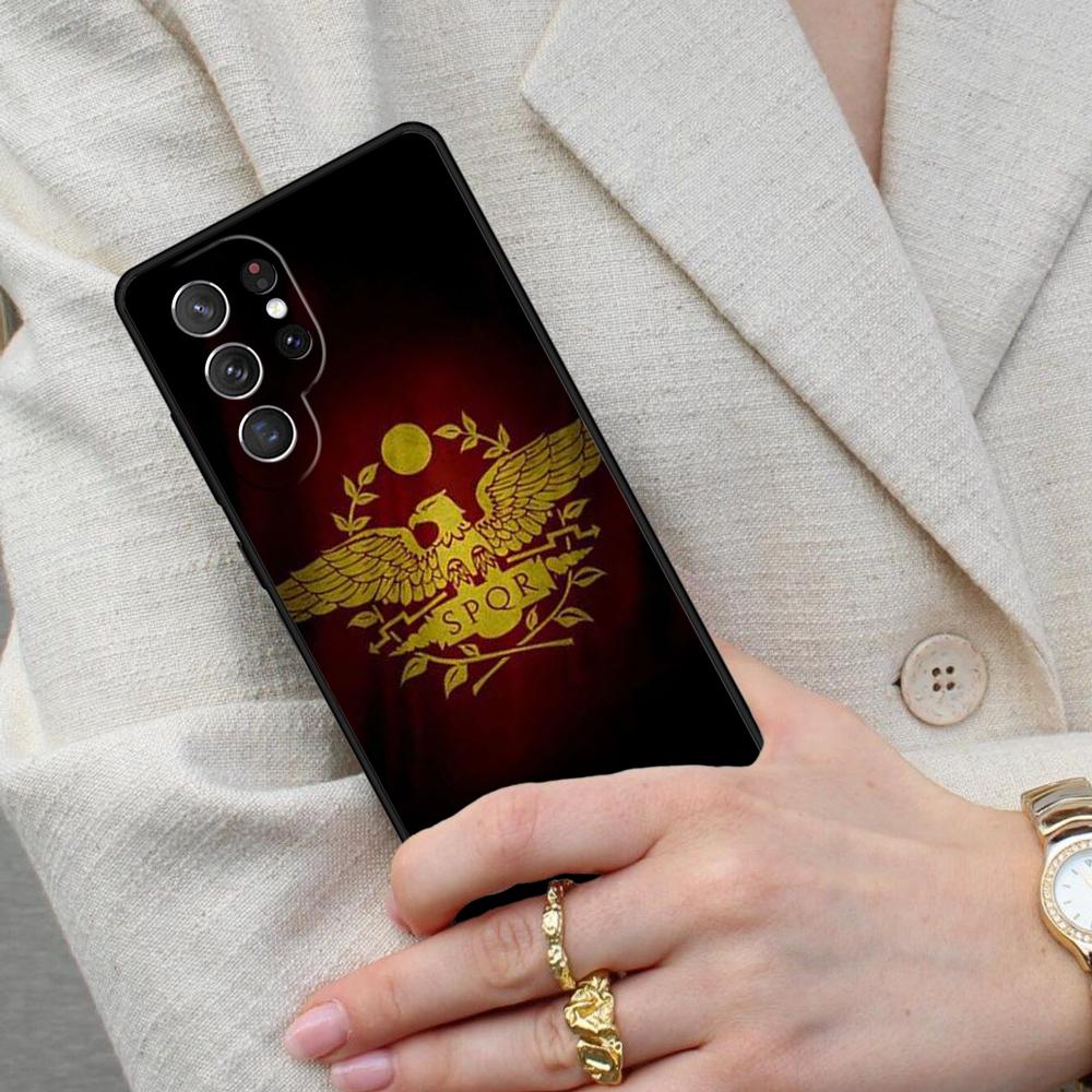 SPQR Roman Imperial Legion Cell Phone Case for Samsung Galaxy S26 Ultra S25 S24 S23 S22 S21 S20 Note10 Cover