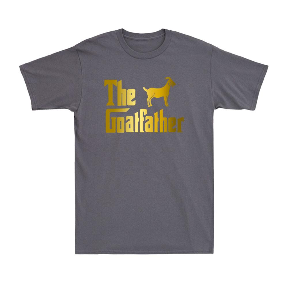 The Goatfather Shirt Funny Goat Lover Farm Farmer Golden Print Unisexs Tshirt