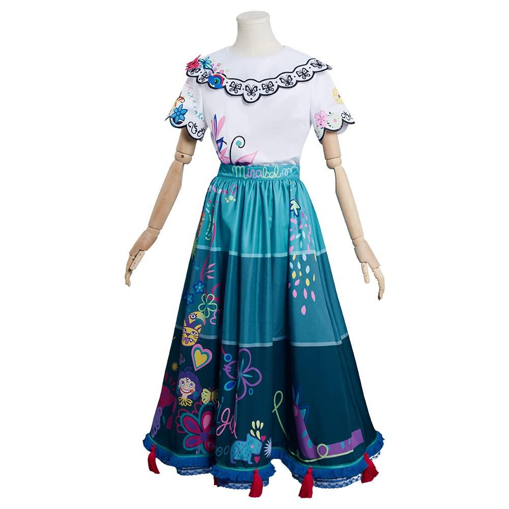 Aufeeky Mirabelle Madrigal Cosplay Perfect for School Cultural and Size XL Costume, Festivals, Festivals, Events, Anime, Halloween, Parties,
