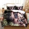 Fashion OVERLORD Bedding Set Single Twin Full Queen King Size Bed Set Adult Kid Bedroom Duvet cover Sets 3D Print Skeleton Anime