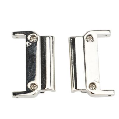 1 Pár Fém Óraszíj Adapter Quick Fit Órához Cserélhető Csatlakozó Cserealkatrész Ezüst