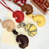 Cross-border Simulated Leather Leather Handmade Croissant Bag Buckle Pendant Pendant Handmade Bag Pendant Factory Wholesale