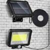 100LED Solar Light Outdoor Motion Sensor Naładuj Solar Wall Light Wodoodporna awaryjna lampa Led Street Garden weranda