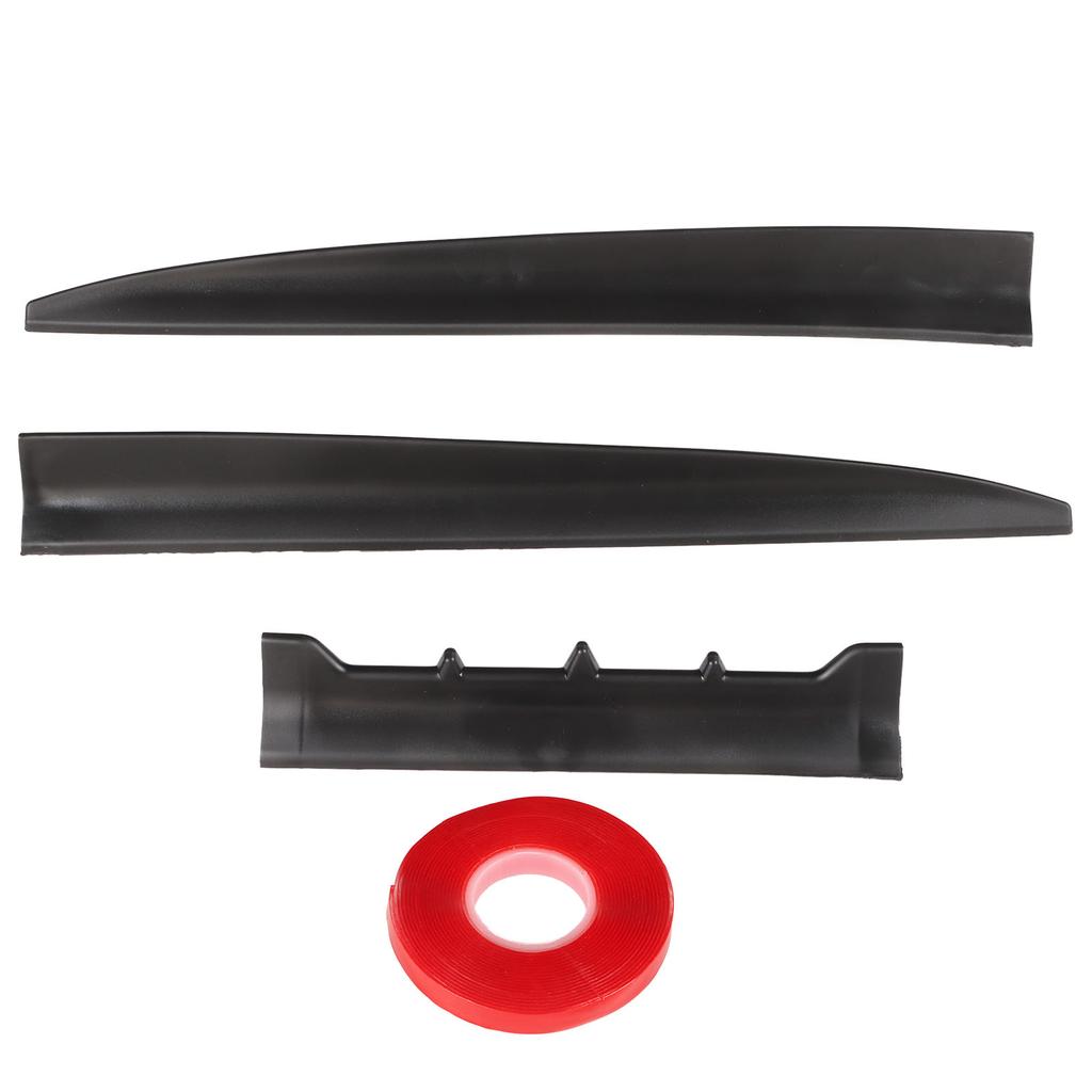 3PCs Car Rear Window Roof Spoiler Trunk Kit Tail Spoiler Universal Car Decoration Splitter