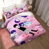 Fashion 3D Printed Anime Omori Bedding Set All Seasons Double Duvet Cover Set Twin King Size Bedclothes Home Textile