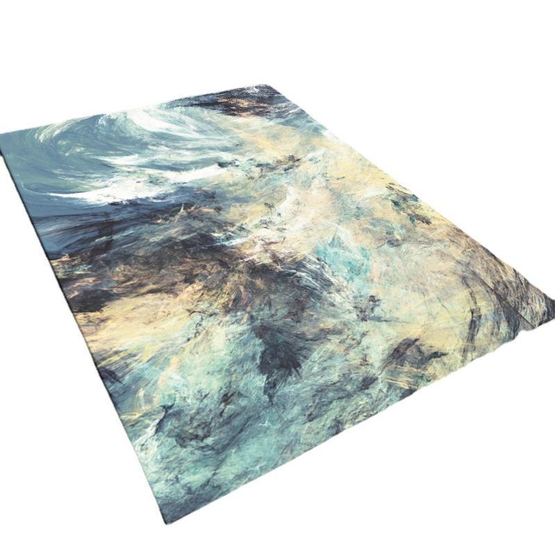 Severský obývací pokoj Koberec Jednoduchý moderní Ložnice Koberec na podlaze Mat