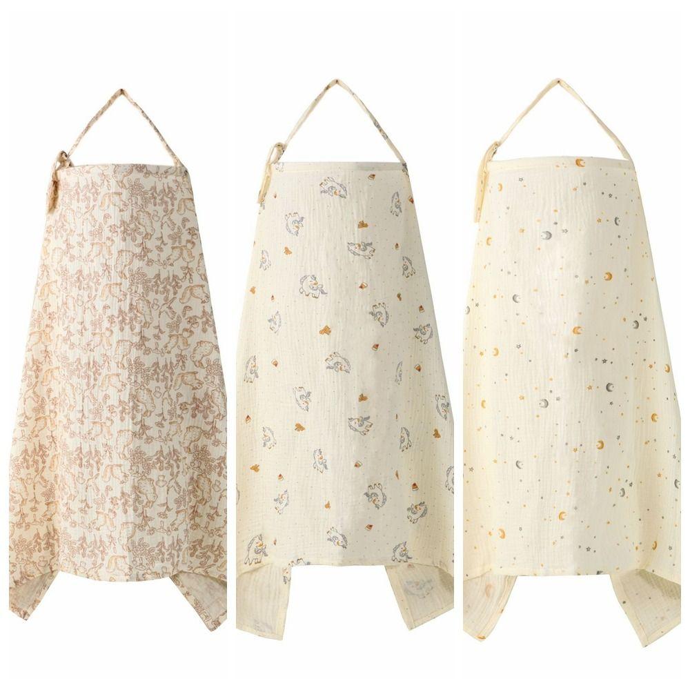 Cotton Breastfeeding Nursing Cover Adjustable Stroller Blanket Apron Breast Feeding Blanket  Kids