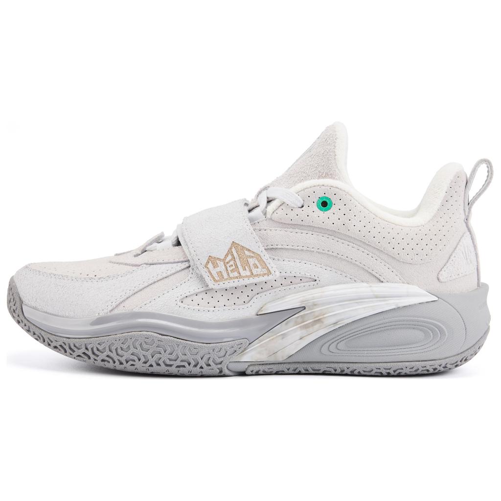 Anta KAI 1 Low Top Basketball Shoes Mens White Grey "Limestone" 112441113-2