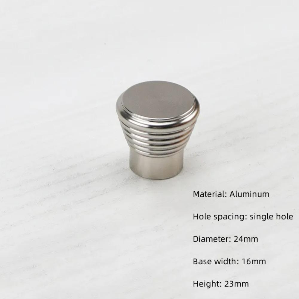 Silver Furniture Handle Single Hole Furniture Knobs Small Door Handle Cabinet Pulls Wardrobe