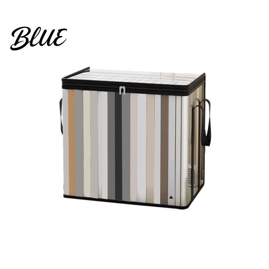 Stationery Storage Bag Clothes Bag Transparent Large Capacity Book Organizer with Zipper And Handle Design Portable for Home Dormitory Visible