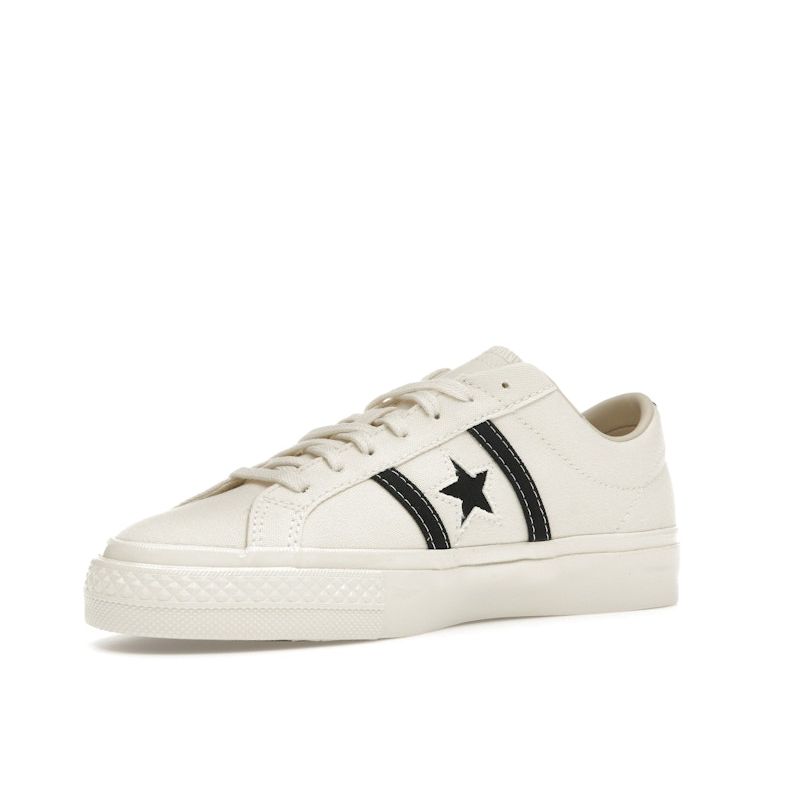 Comme Des Garçons PLAY X Converse One Star Academy Pro Milk Black Unisex Sneakers Cream Red A09878C