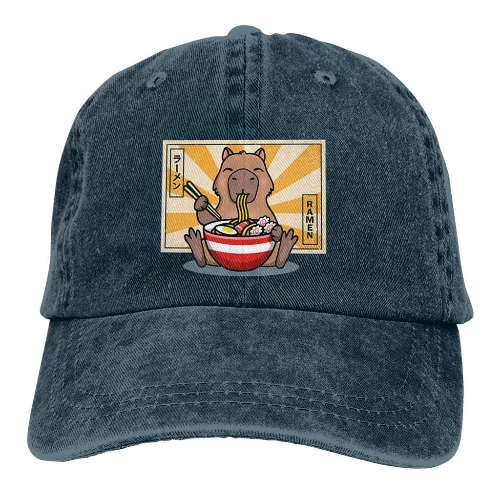 Capybara Multicolor Hat Peaked Womens Cap RaUnisex Personalized Visor Protection Hats