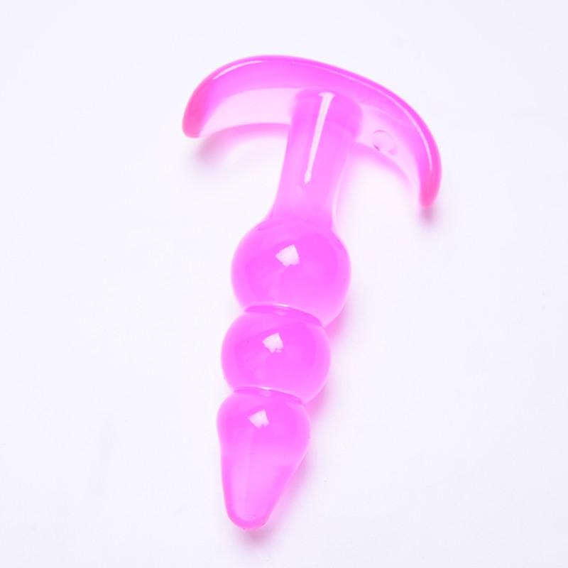 Soft Silicone Anal Plugs Prostate Massager Butt Plug Beads G-spot Erotic Sex Toys Anus Trainner Mini Dildo Erotic Gay