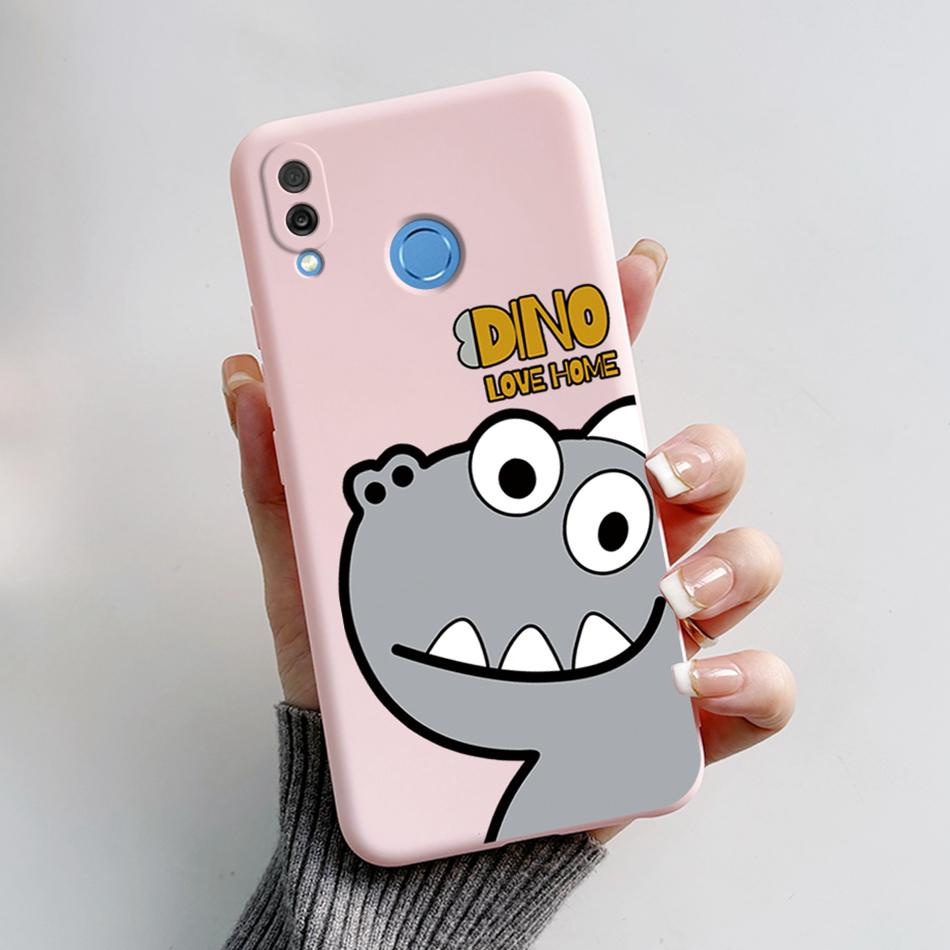 For Honor Play Case COR-L29 Phone Cover Cute Bear Cartoon Frog Soft Silicone Matte Fundas Coque For Honor Play Shockproof Bumper