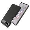 For Google Pixel 7a Non-slip Slim Smartphone Case Solid Color Anti-scratch Hard PC+Cloth Phone Cover
