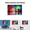 Canvas Horse Wall Art Animal Painting With Spray Technology For Home Decor
