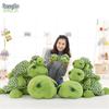 Turtle Shell Plush Wearable Hug Pillow - Sea Turtle Cushion & Big-Eyed Turtle Doll