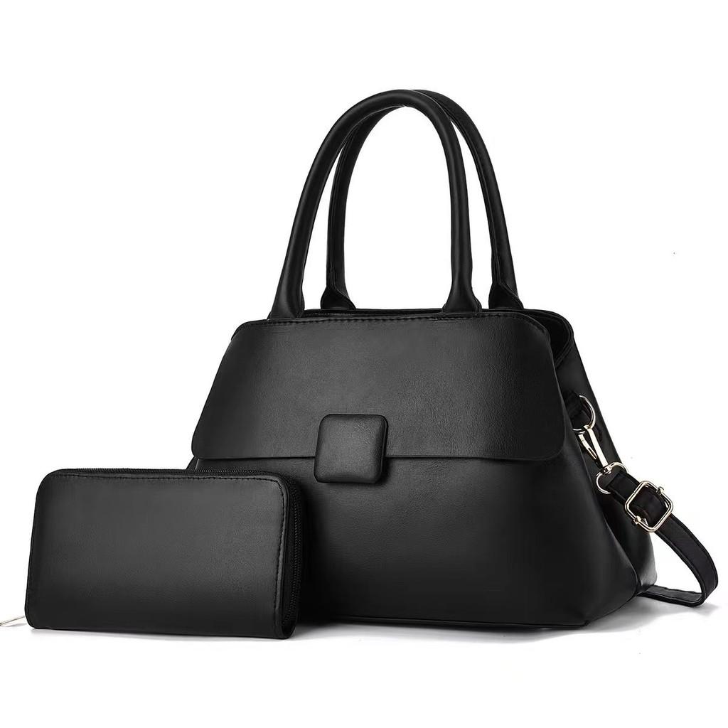 

Trendy Medium Size Pu Handbag For Everyday Use In Elegant Black Red Yellow And More чёрный