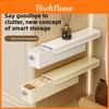 Modern Minimalist Plastic Wall Mount Storage Box With Dividers For Closet Organization
