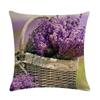 45X45Cm Decorative Throw Pillows Case Purple Lavender Flower Pillowcase Decorations Home Navidad Decor Flower Floral Decor