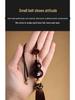 Red Sandalwood Gourd Car Pendant for Safe Travels - Unisex Rearview Mirror Charm