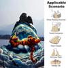 Tigger Dreams Clouds Flannel Blanket Super Soft Warm Cozy Blanket For Sofa Bed Office Travel Allseason Home Decor Gift