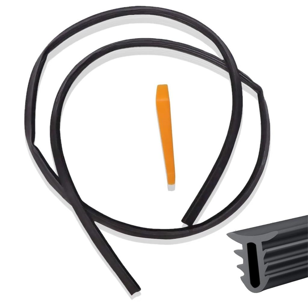 Pclife Dichtungsstreifen, U-förmig, 5,6 ft (1,6 m), Innenraumleise, Windgeräuschunterdrückung, Auto